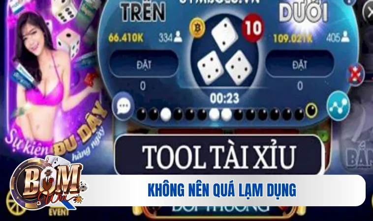 Ai Tool Tài Xỉu | Tổng Hợp Các Bản Hack Hiệu Quả Nhất 4 Không nên quá lạm dụng
