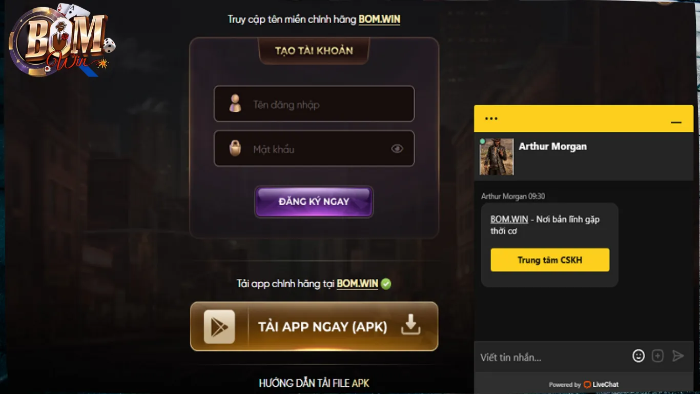 Liên Hệ BomWin – Kết Nối Nhanh, Hỗ Trợ Tức Thì 2 Kết nối cùng bộ phận CSKH BomWin ngay tại giao diện chính